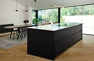 Open plan kitchen dining space in Blackrock