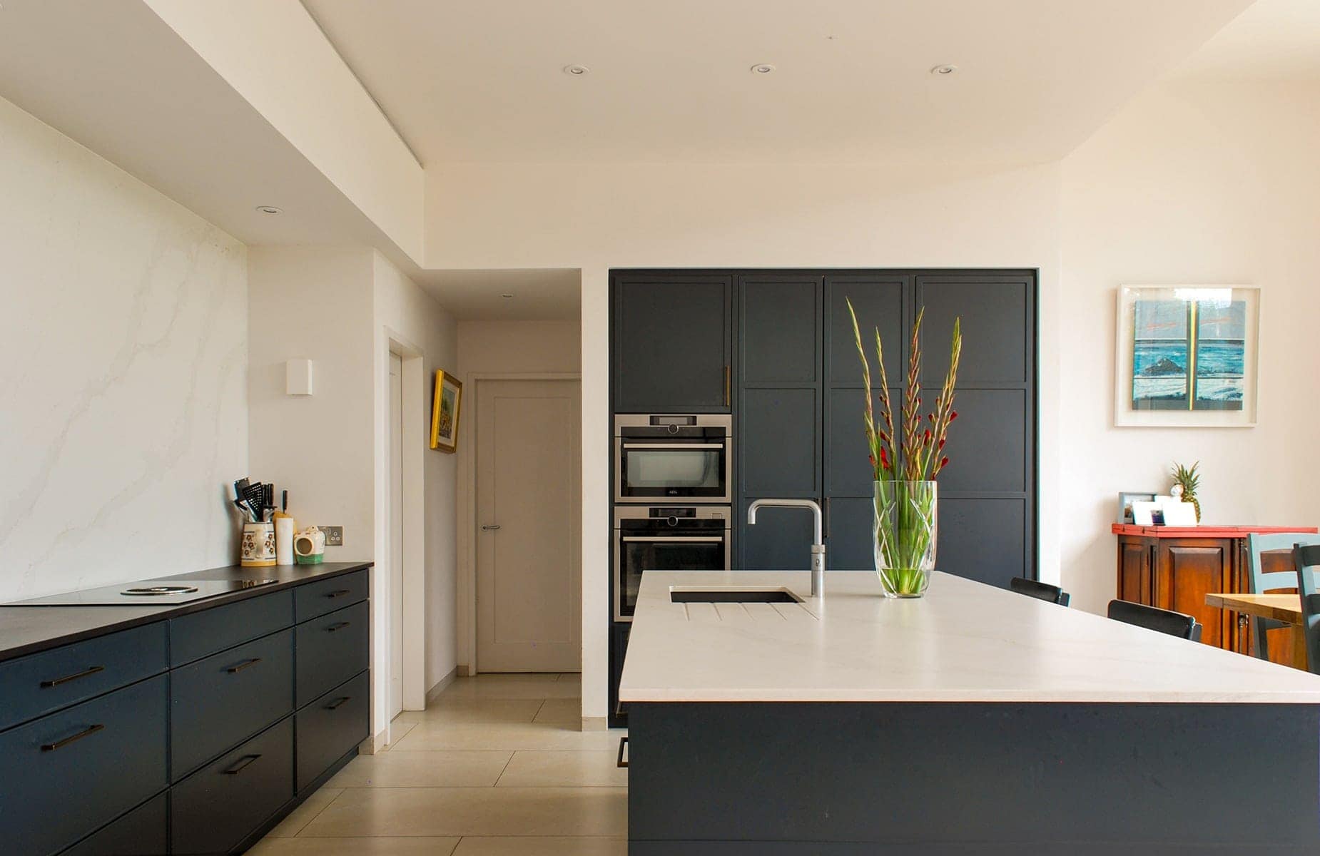 Limited colours and materials in house rebuild