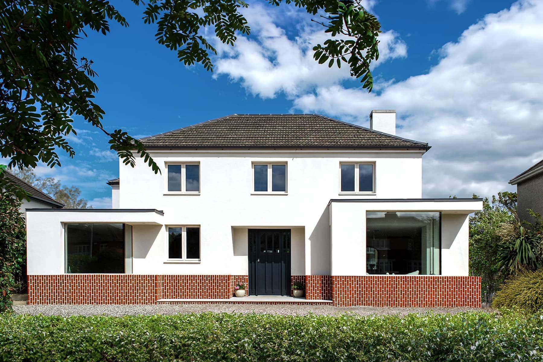 Front Elevation Modern House Clonskeagh
