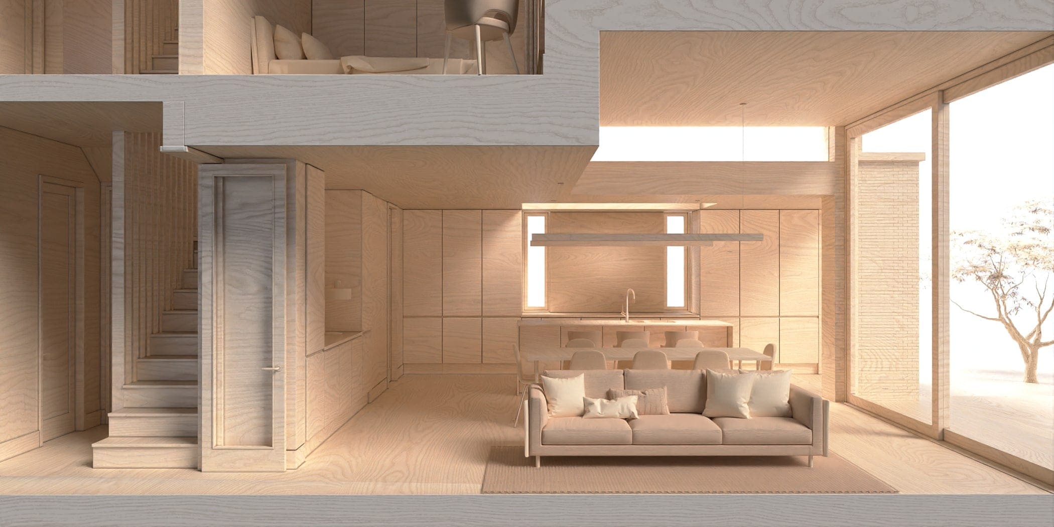 High Ceiling Living Spaces - Malahide Conservation Transformation