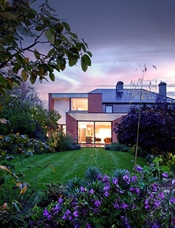 Extension and refurbishment of a 1930s brick house in South Dublin