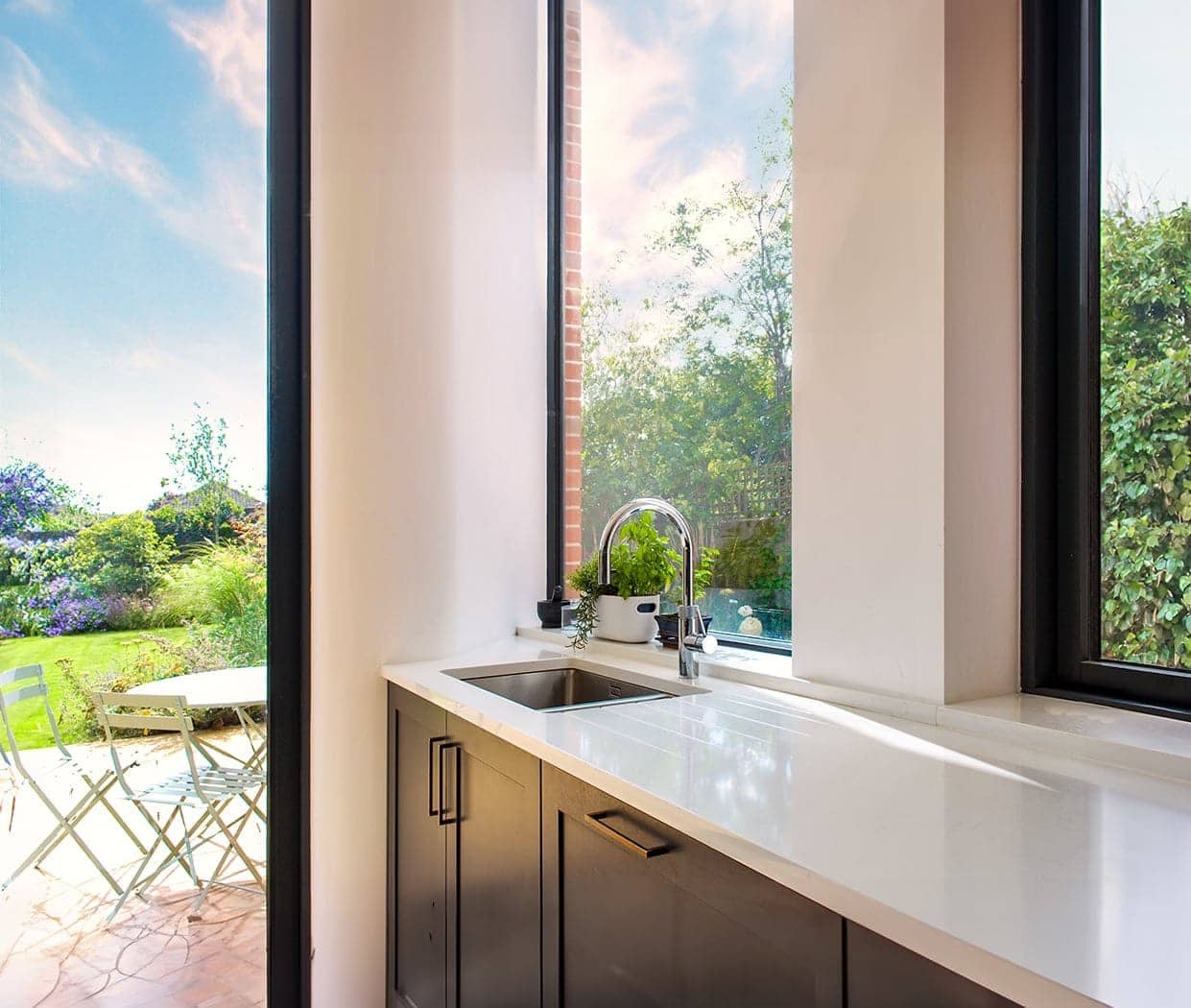 Sunlit Kitchen Window in Extension